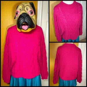 Fuzzy, VERA MODA, hot pink sweater!!